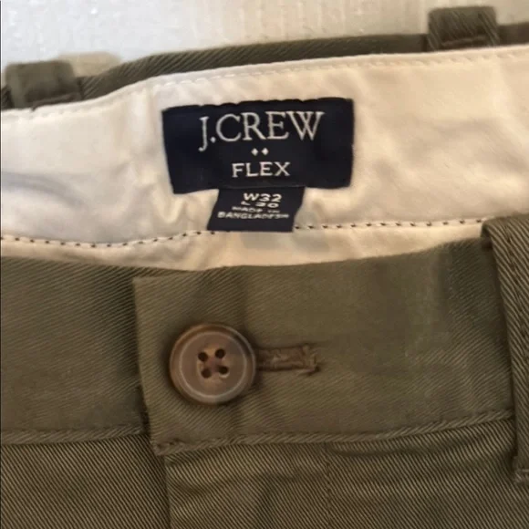 J. Crew Green Chinos Straight-Leg Versatile - Picture 2 of 8